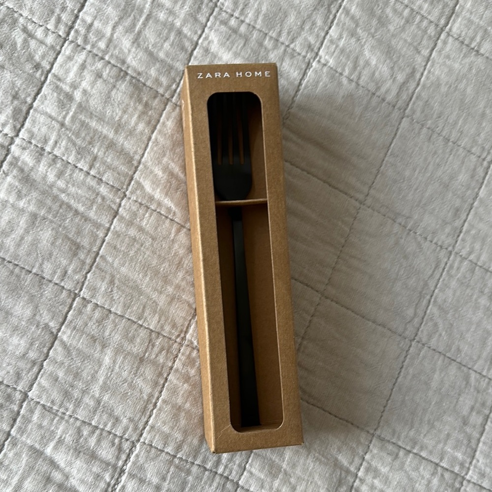 ZARA HOME Black Fork (4 pc)